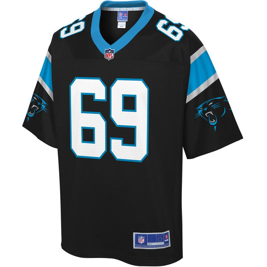 Carolina Panthers Tyler Larsen Pro Line Big & Tall Black Football Jersey product image