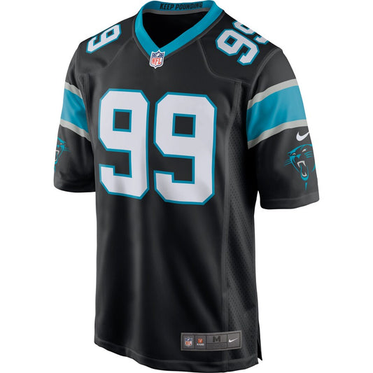 Carolina Panthers Kawann Short Game Black Football Jersey product image