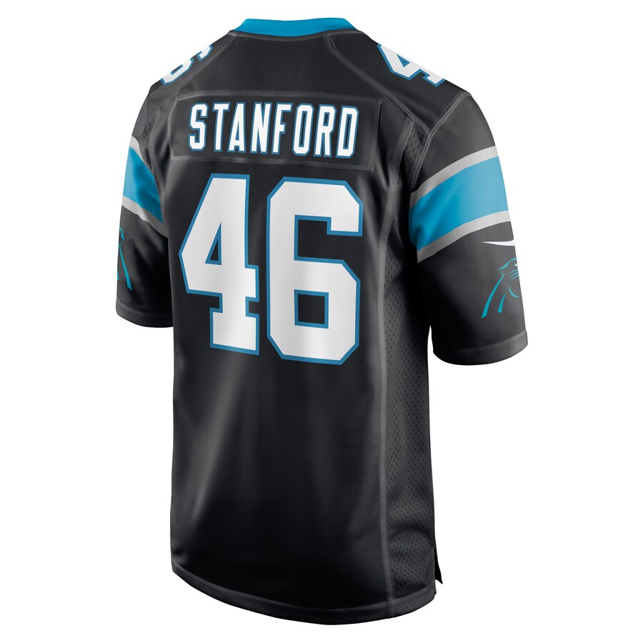 Carolina Panthers Julian Stanford Game Black Football Jersey product image