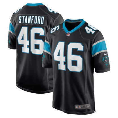 Carolina Panthers Julian Stanford Game Black Football Jersey product image