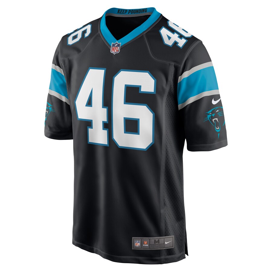 Carolina Panthers Julian Stanford Game Black Football Jersey product image