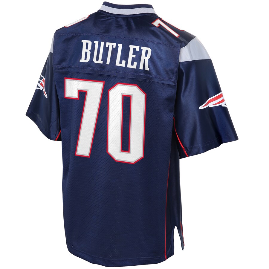 New England Patriots Adam Butler Pro Line Big & Tall Navy Football Jersey product image