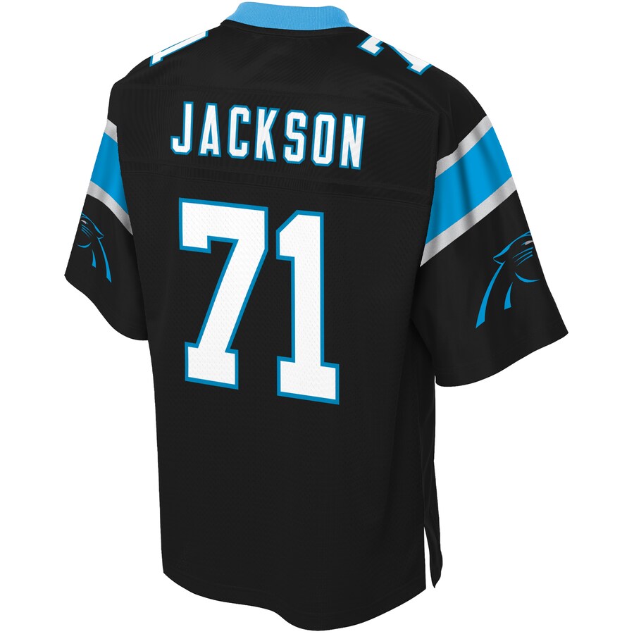 Carolina Panthers Bijhon Jackson Pro Line Big & Tall Black Football Jersey product image