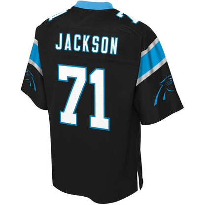 Carolina Panthers Bijhon Jackson Pro Line Big & Tall Black Football Jersey product image