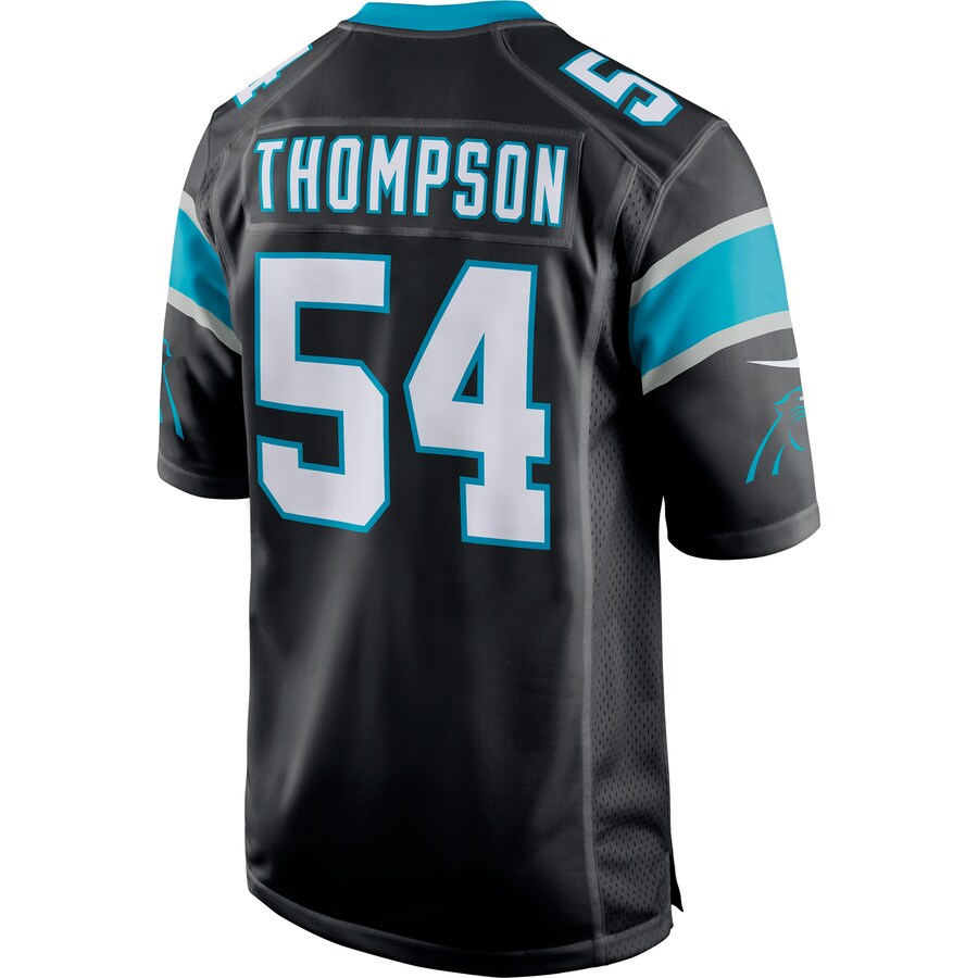 Carolina Panthers Shaq Thompson Game Black Football Jersey product image