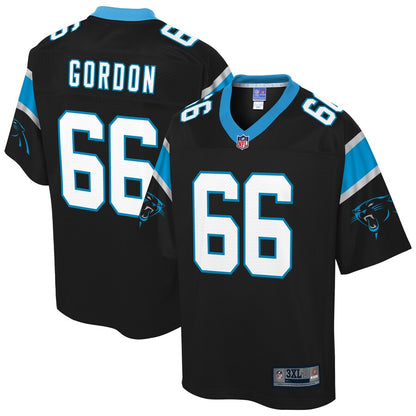 Carolina Panthers Dillon Gordon Pro Line Big & Tall Black Football Jersey product image