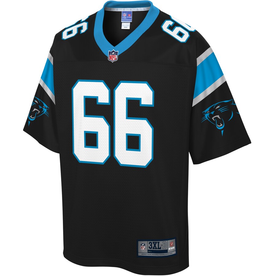 Carolina Panthers Dillon Gordon Pro Line Big & Tall Black Football Jersey product image