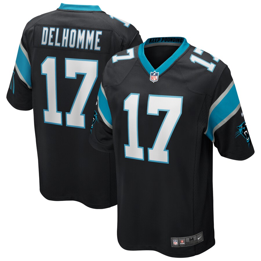 Carolina Panthers Jake Delhomme Game Black Football Jersey product image