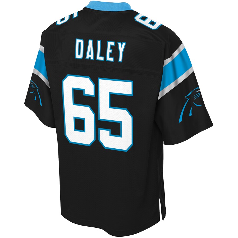 Carolina Panthers Dennis Daley Pro Line Big & Tall Black Football Jersey product image