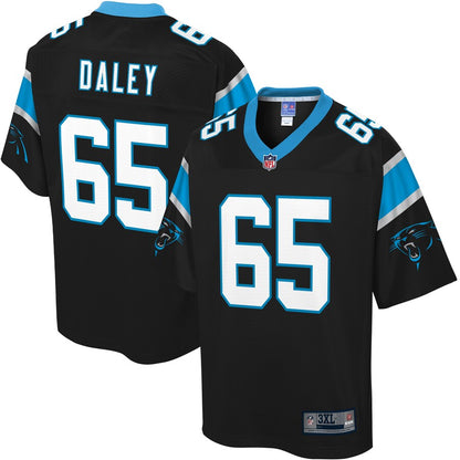 Carolina Panthers Dennis Daley Pro Line Big & Tall Black Football Jersey product image