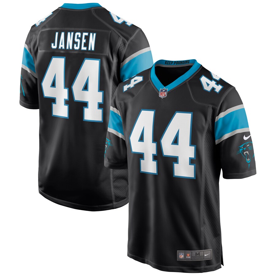 Carolina Panthers J.j. Jansen Game Black Football Jersey product image