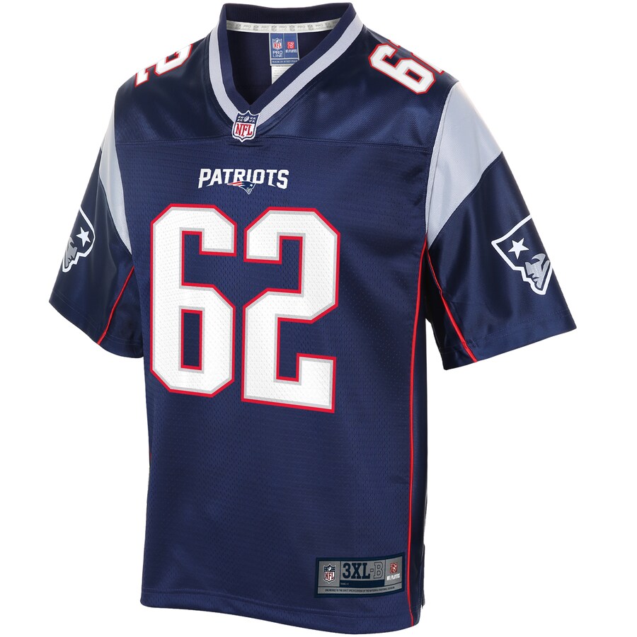 New England Patriots Joe Thuney Pro Line Big & Tall Navy Football Jersey product image