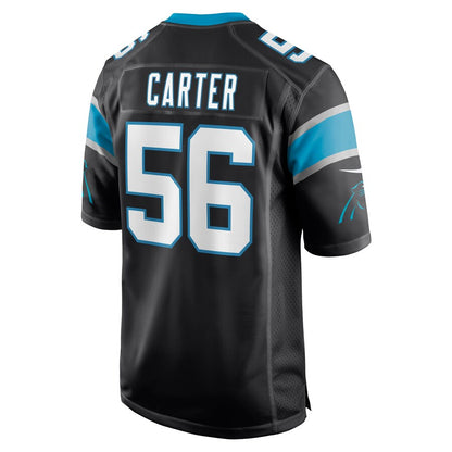 Carolina Panthers Jermaine Carter Game Black Football Jersey product image