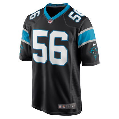 Carolina Panthers Jermaine Carter Game Black Football Jersey product image
