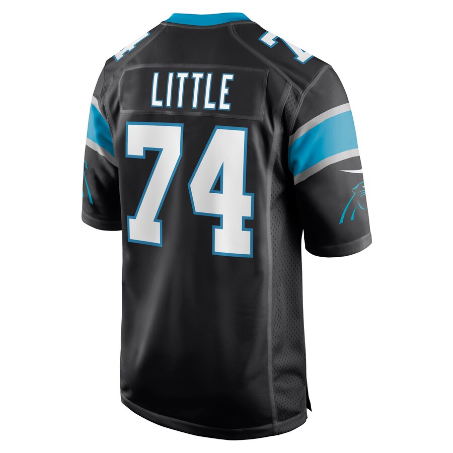 Carolina Panthers Greg Little Game Black Football Jersey product image