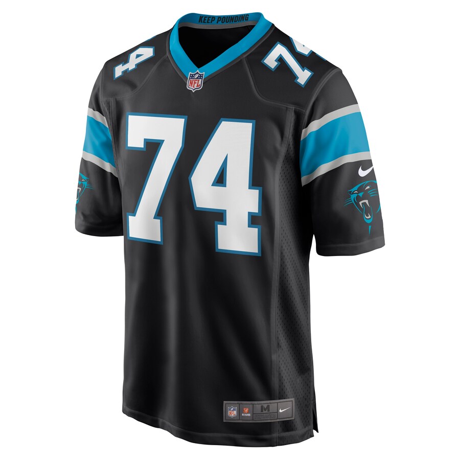 Carolina Panthers Greg Little Game Black Football Jersey product image