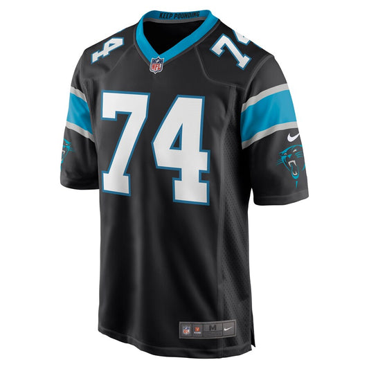 Carolina Panthers Greg Little Game Black Football Jersey product image