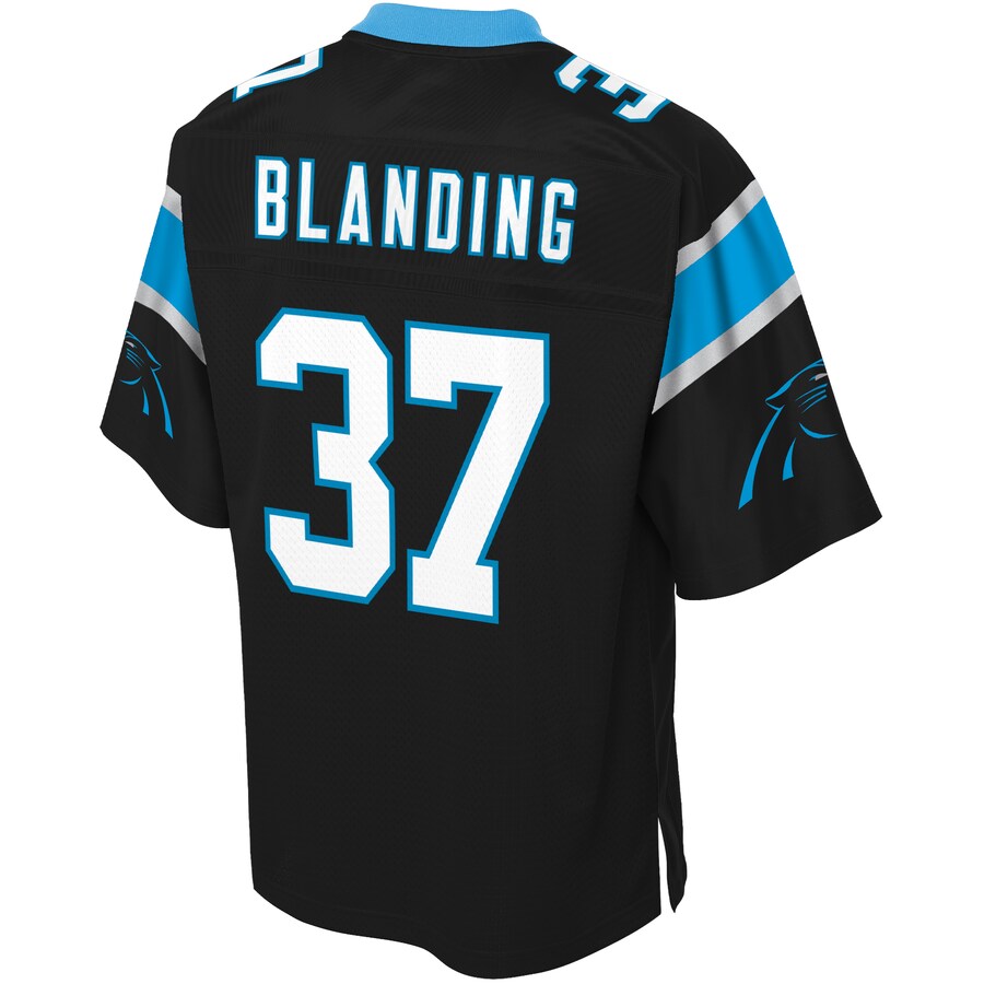 Carolina Panthers Quin Blanding Pro Line Big & Tall Black Football Jersey product image