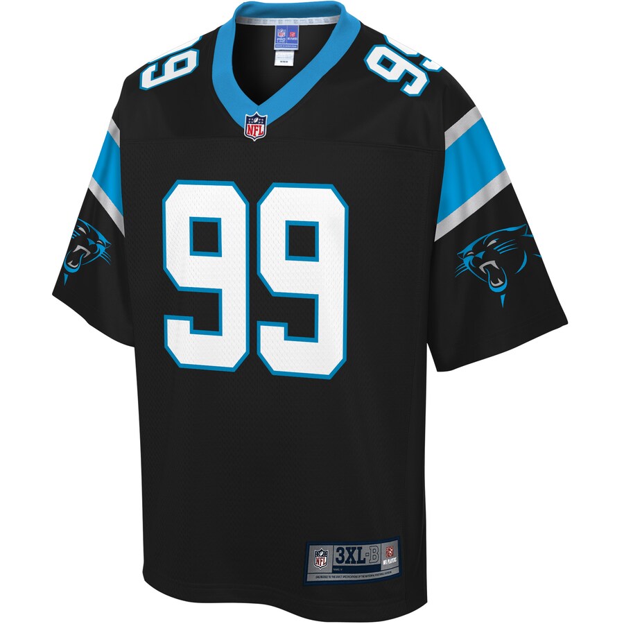Carolina Panthers Kawann Short Pro Line Big & Tall Black Football Jersey product image
