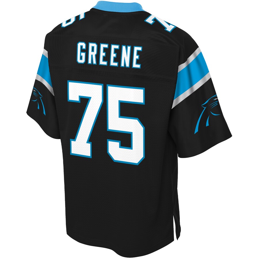 Carolina Panthers Brandon Greene Pro Line Big & Tall Team Color Black Football Jersey product image