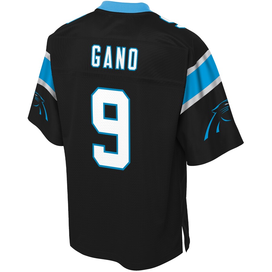 Carolina Panthers Graham Gano Pro Line Big & Tall Black Football Jersey product image