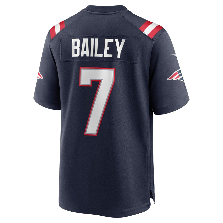 New England Patriots Jake Bailey Game Navy Football Jersey product image