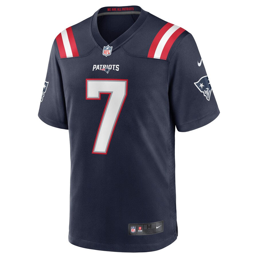 New England Patriots Jake Bailey Game Navy Football Jersey product image