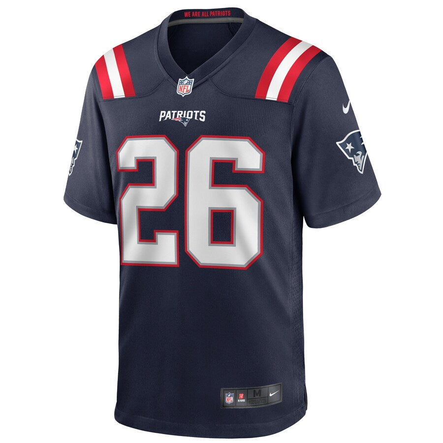 New England Patriots Sony Michel Game Navy Football Jersey product image