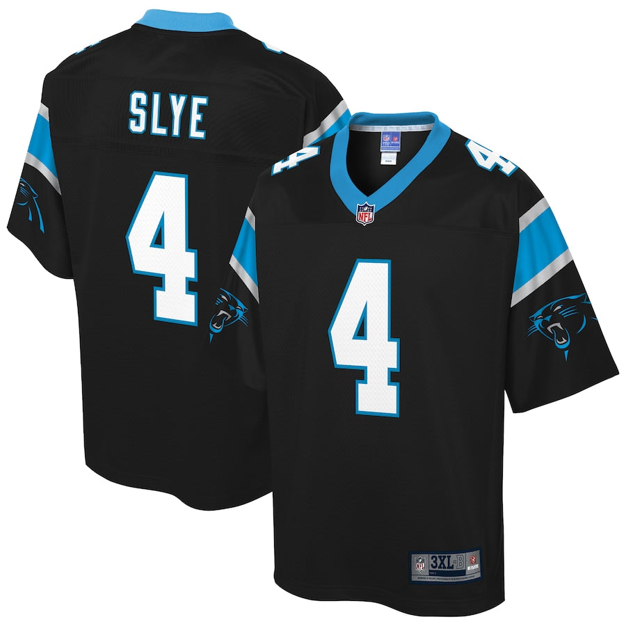 Carolina Panthers Joey Slye Pro Line Big & Tall Black Football Jersey product image
