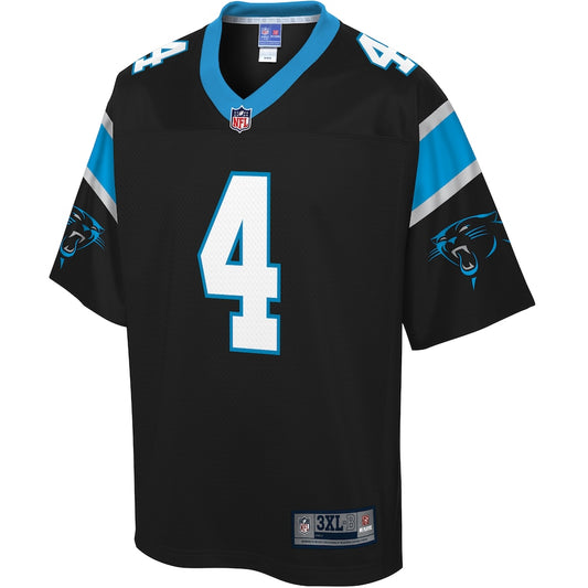 Carolina Panthers Joey Slye Pro Line Big & Tall Black Football Jersey product image