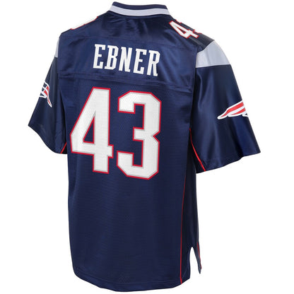 New England Patriots Nate Ebner Pro Line Big & Tall Navy Football Jersey product image