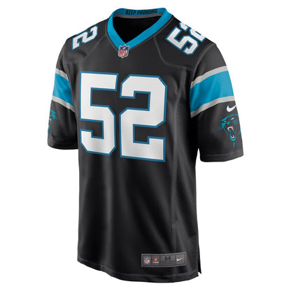 Carolina Panthers Tahir Whitehead Game Black Football Jersey product image