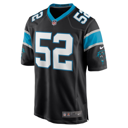 Carolina Panthers Tahir Whitehead Game Black Football Jersey product image