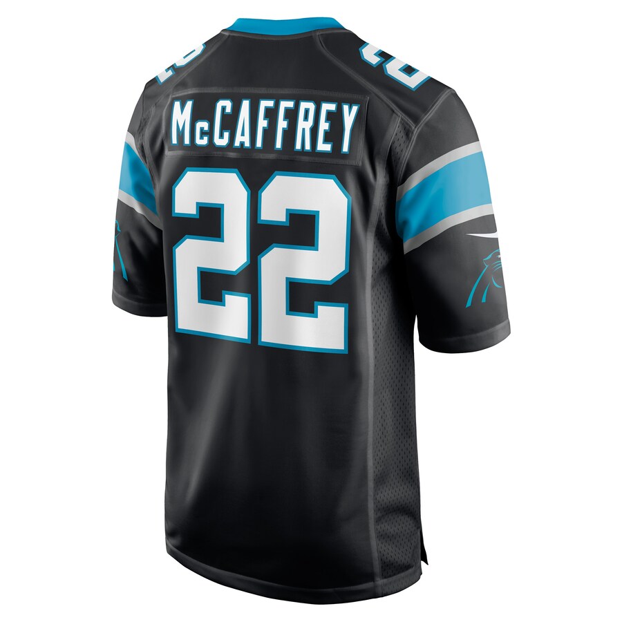 Carolina Panthers Christian Mccaffrey Game Black Football Jersey product image
