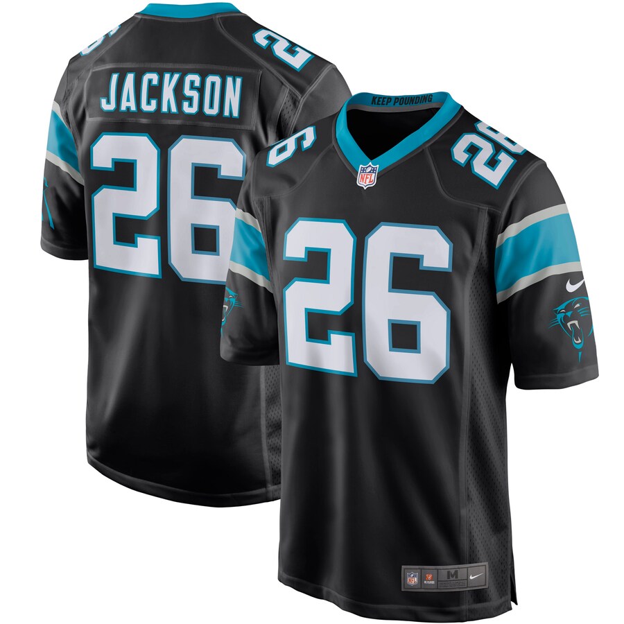 Carolina Panthers Donte Jackson Game Black Football Jersey product image