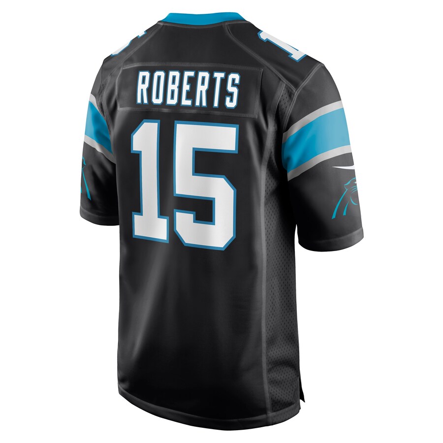 Carolina Panthers Seth Roberts Game Black Football Jersey product image