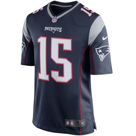 New England Patriots Chris Hogan Game Navy Football Jersey product image