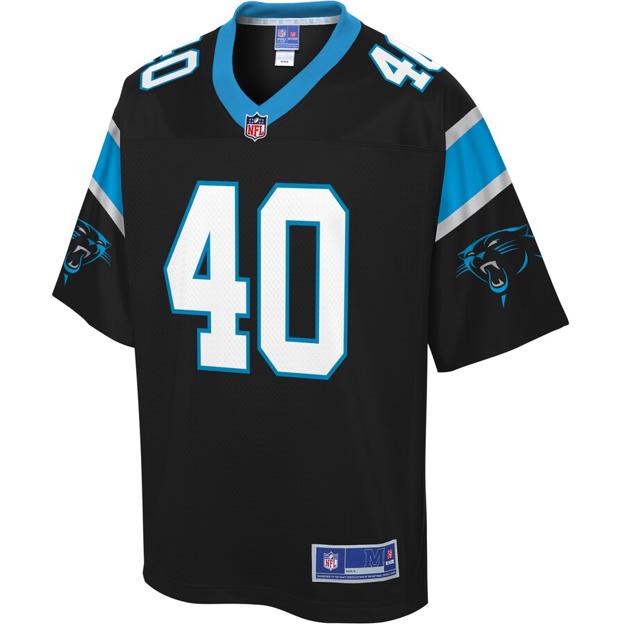 Carolina Panthers Alex Armah Pro Line Big & Tall Black Football Jersey product image
