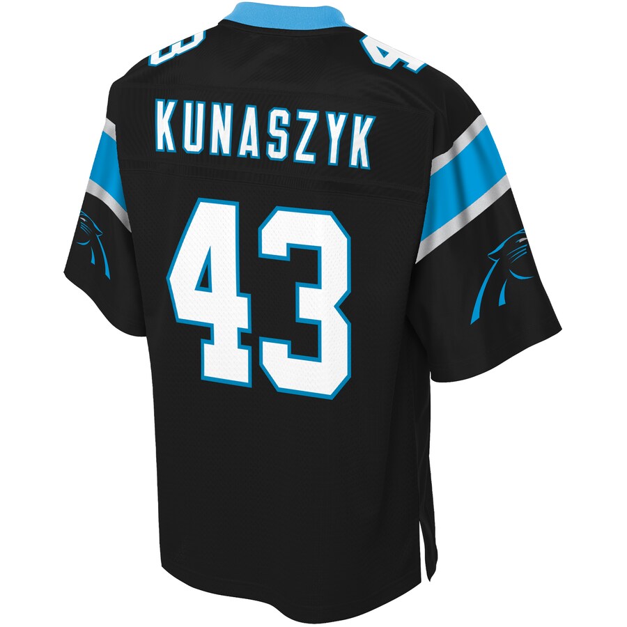 Carolina Panthers Jordan Kunaszyk Pro Line Big & Tall Black Football Jersey product image