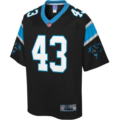 Carolina Panthers Jordan Kunaszyk Pro Line Big & Tall Black Football Jersey product image