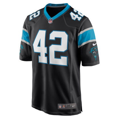 Carolina Panthers Sam Franklin Game Black Football Jersey product image