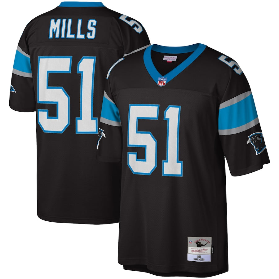 Carolina Panthers Sam Mills Legacy Black Football Jersey product image