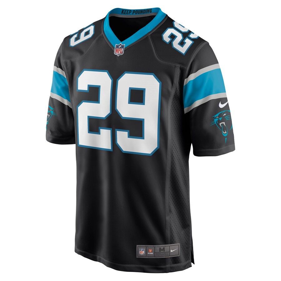 Carolina Panthers Corn Elder Game Black Football Jersey product image