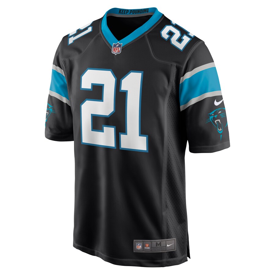 Carolina Panthers Jeremy Chinn Game Black Football Jersey product image