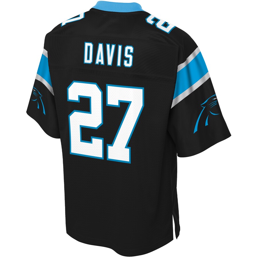Carolina Panthers Mike Davis Pro Line Big & Tall Black Football Jersey product image