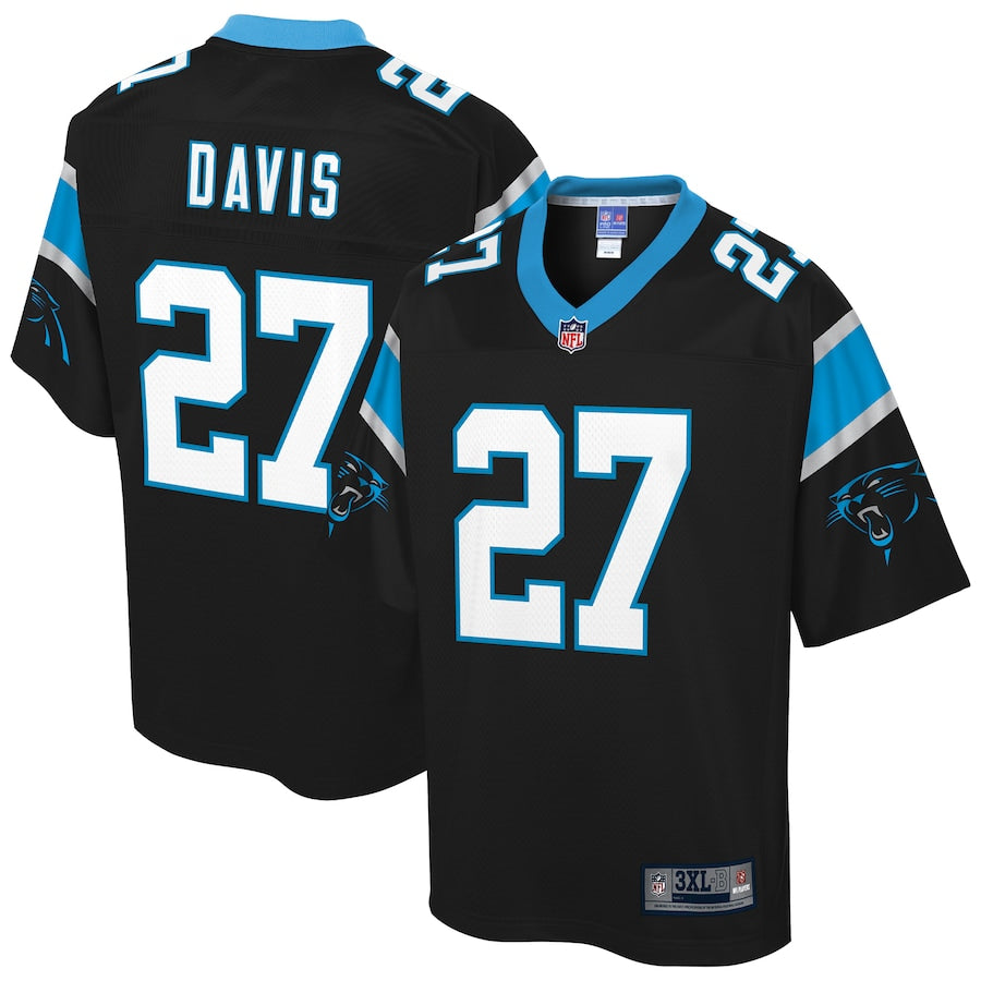 Carolina Panthers Mike Davis Pro Line Big & Tall Black Football Jersey product image