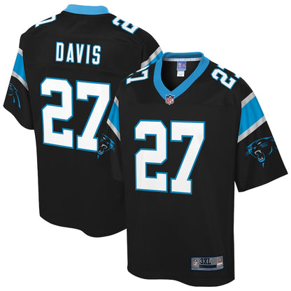 Carolina Panthers Mike Davis Pro Line Big & Tall Black Football Jersey product image