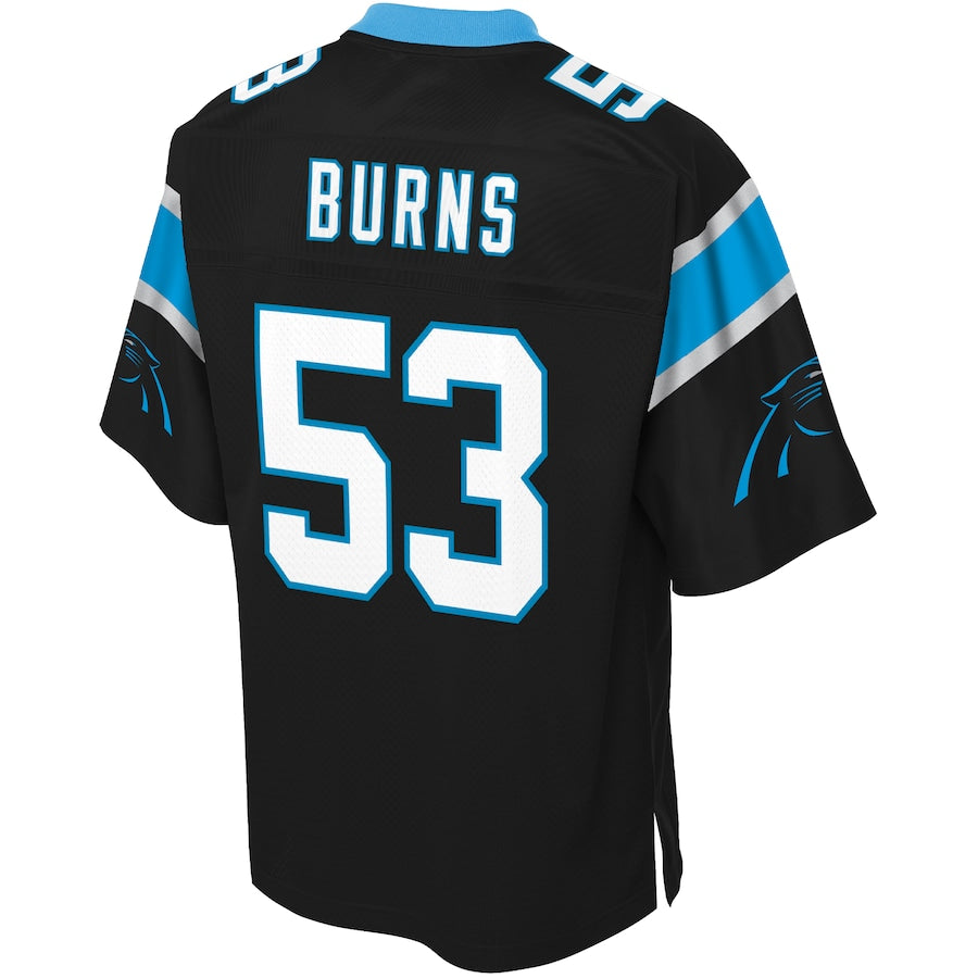 Carolina Panthers Brian Burns Pro Line Big & Tall Black Football Jersey product image