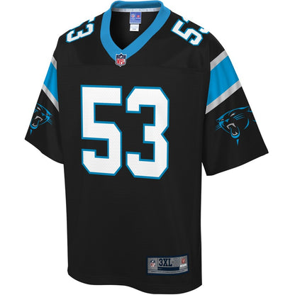 Carolina Panthers Brian Burns Pro Line Big & Tall Black Football Jersey product image