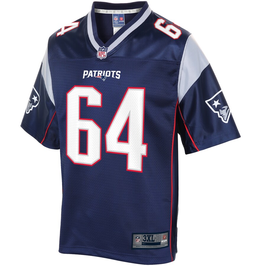 New England Patriots Hjalte Froholdt Pro Line Big & Tall Navy Football Jersey product image